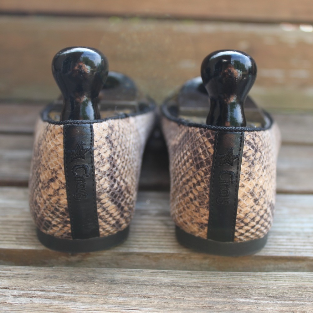 Sam Edelman Circus Python Print Leather Flat 8 - image 5